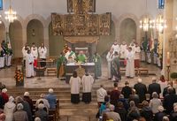 Dechant Johannes Arntz verabschiedete sich am Samstag, 1. Oktober 2022, in einem Gottesdienst von den Coesfeldern.